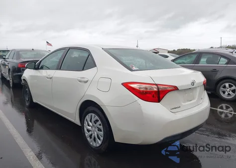 2017 Toyota Corolla Le из США, поврежденный, VIN 5YFBURHE0HP706372